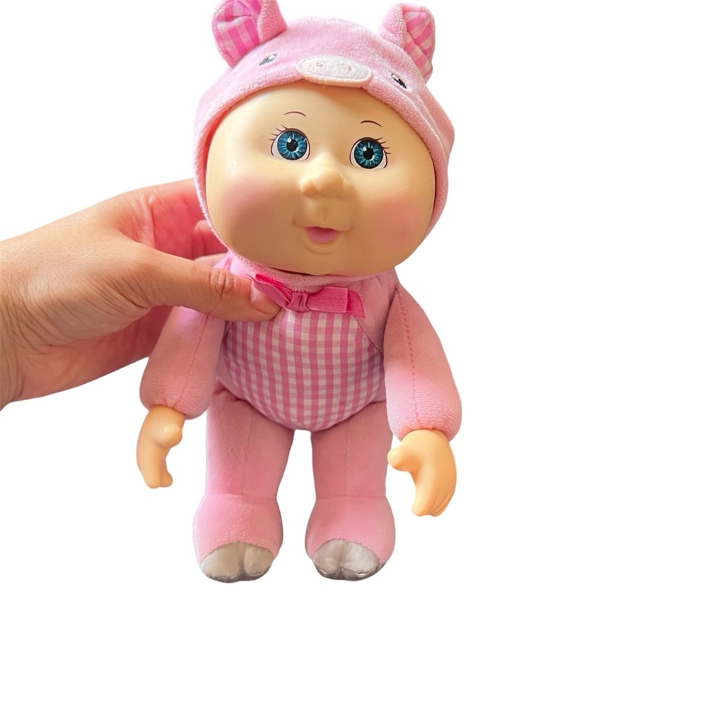 Cabbage Patch Kids Cuties Penny The Pig Doll 9” Pink Costume CPK